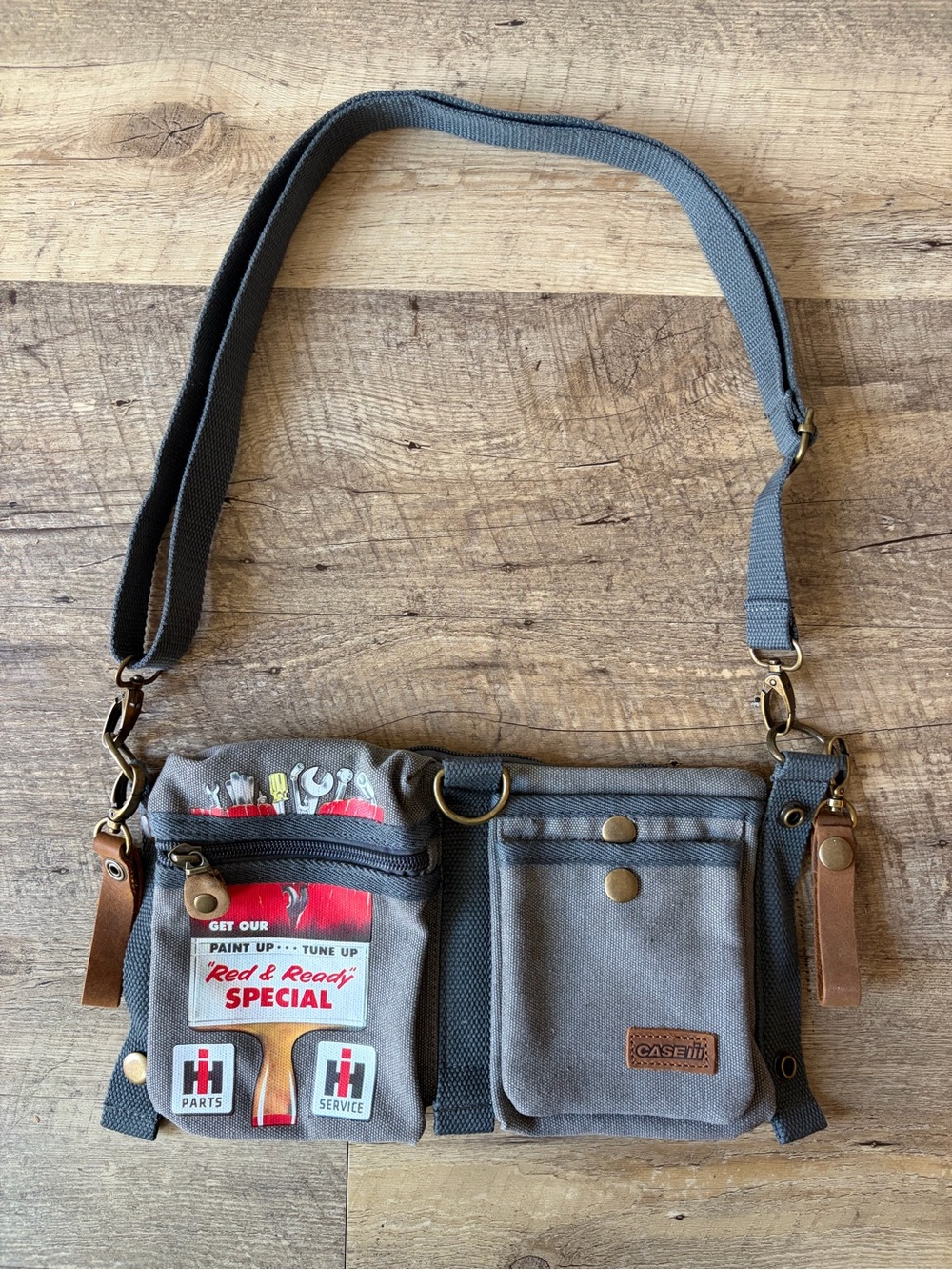 Selina Vaughan Studios Reworked Convertible Crossbody / Belt Bag Art To Wear